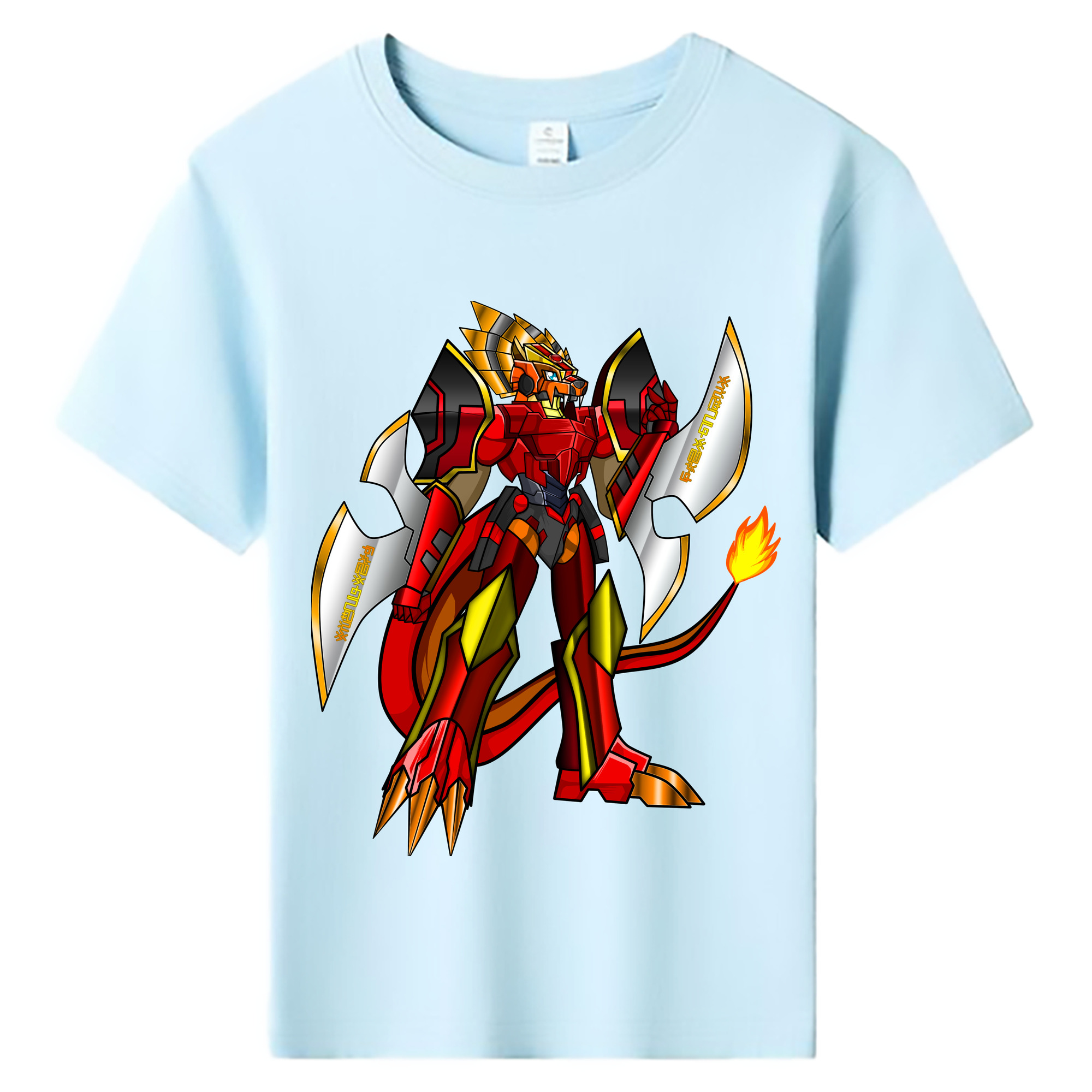 （画像用） Digimon デジタルモンスター/デジモン 綿100％キッズTシャツ（フロントプリント）